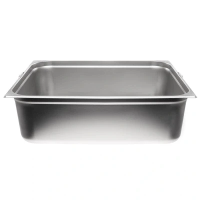 Abbildung von ALLPAX GN Behälter mit Griff 2/1 Höhe: 200 mm Edelstahl 57,5 l Füllmenge Gastronormbehälter kaufen