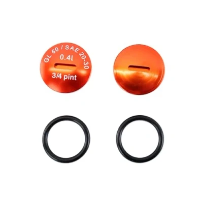 Abbildung von Set Verschlußchrauben Alu orange inkl. Dichtringen S51, S53, SR50, KR51/2