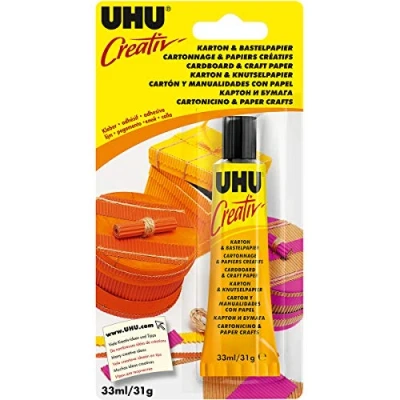 Abbildung von UHU 47170 Kreativkleber (Karton, Bastelpapier, Tube mit 33 ml)