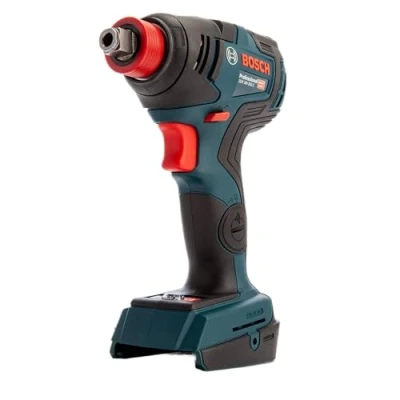 Abbildung von Bosch GDX 18V 200 C, Schlagschrauber, Bürstenlos, Schwarz, Blau, Rot, 1/4 Zoll, 3400 RPM, Nm