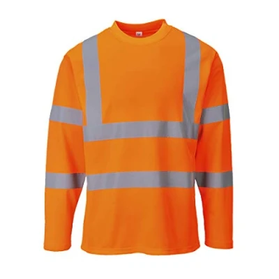 Abbildung von Portwest Warnschutz Langarm T Shirt, Größe: L, Farbe: Orange, S278ORRL