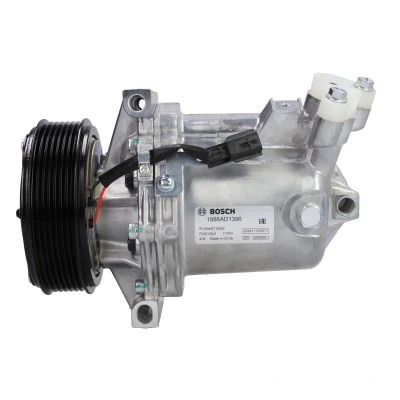 Abbildung von BOSCH 1 986 AD1 396 Kompressor 12V PAG 100 YF R1234yf, R134a mit Montageanleitung, Dichtring RENAULT: Megane 3 Schrägheck