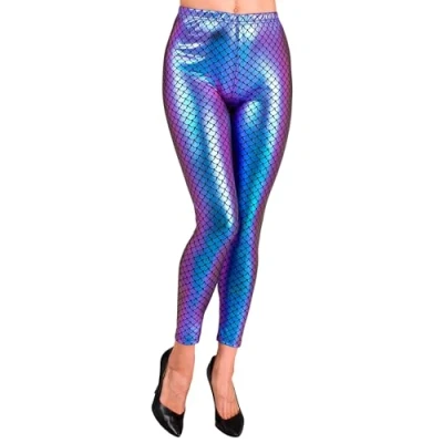 Abbildung von Widmann S.r.l. Kostüm Leggings &#039;Meerjungfrau&#039; für Damen, Mehrfarbig
