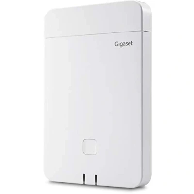Abbildung von Gigaset N610 IP PRO Basisstation für schnurloses Telefon/VoIP Telefon DECT\GAP\pnCAP dreiweg Anruffunktion SIP, RTCP, RTP, SRTP, SDP White Silver (S30852 H2709 R101)