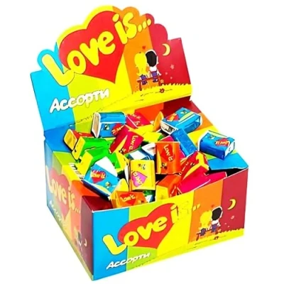 Abbildung von Love Is Kaugummi Assorti Box 100 Stück