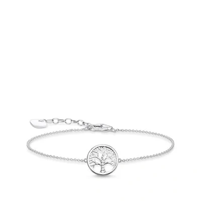 Abbildung von THOMAS SABO Armband Tree of Love silber/Lebensbaum, A1828 051 14 L19V, mit Zirkonia (synth)