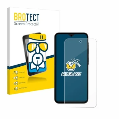 Abbildung von BROTECT Schutzglas für Samsung Galaxy A35 5G Schutzfolie Panzer Folie Glas [Extrem Kratzfest 9H, Anti Fingerprint, Ultra Transparent]