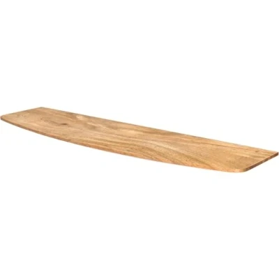 Abbildung von DELIFE Wandregal Edge, Akazie Natur 100 cm Massivholz Schweizer Kante