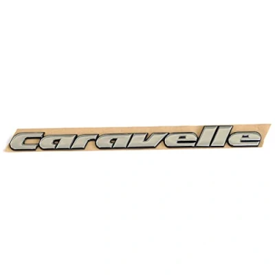 Abbildung von Volkswagen 705853689GZ10 Schriftzug Caravelle Heckklappe Emblem Logo Typzeichen, Chrom