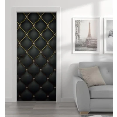 Abbildung von MyMaxxi Tür bekleben mit Türtapete Selbstklebend 90x200 Ledertür verschönern Türfolie Türaufkleber XXL Türbilder Türposter Türklebefolie Deluxe Edel