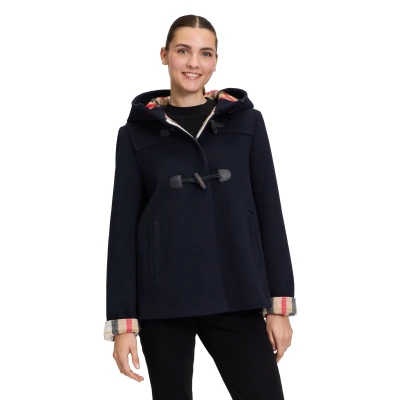 Abbildung von Amber &amp; June Dufflemit Kapuze Übergangsjacke, Damen, Größe: 36, Dunkelblau