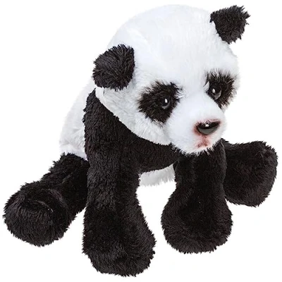 Abbildung von Suki Gifts 12046 Yomiko Sitting Panda Kuscheltier, Mehrfarbig