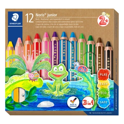 Abbildung von Noris junior 3 in 1 kleurpotlood set 12 st