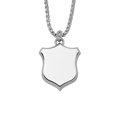 Abbildung von Fossil Heritage Halskette silvercoloured, Herren, Größe: One Size, Silver coloured