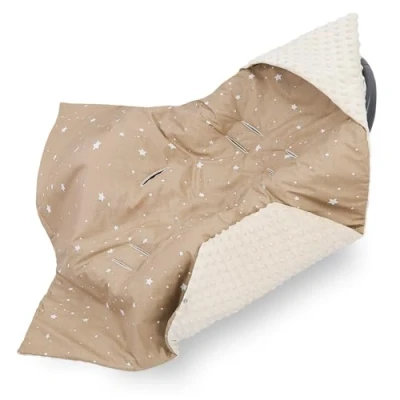 Abbildung von Wohndecke Einschlagdecke Babyschale Decke Kinderwagen 90x90cm universal baby, Amazinggirl