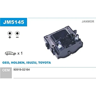 Abbildung von JANMOR JM5145 Zündspule TOYOTA: Corolla VIII Compact, Liftback, Celica VI Coupe