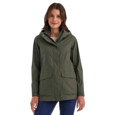 Abbildung von G.I.G.A. DX Damen Funktionsjacke/Outdoorjacke wasserdicht mit abzippbarer Kapuze GS 54 WMN JCKT, oliv, 36, 42871 000