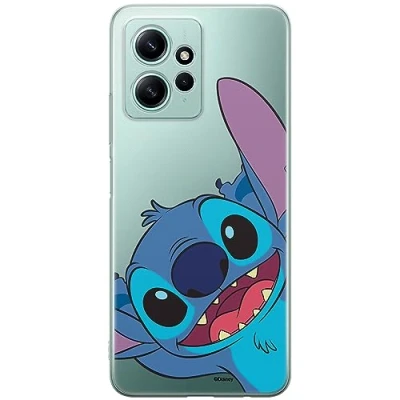 Abbildung von ERT GROUP Handyhülle für Xiaomi REDMI Note 12 4G Original und offiziell Lizenziertes Disney Muster Stitch 016 optimal an die Form des Handy angepasst, teilweise transparent