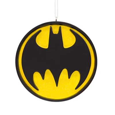 Abbildung von Hallmark DC Comics Batman Fledermaus Signal Weihnachtsdekoration
