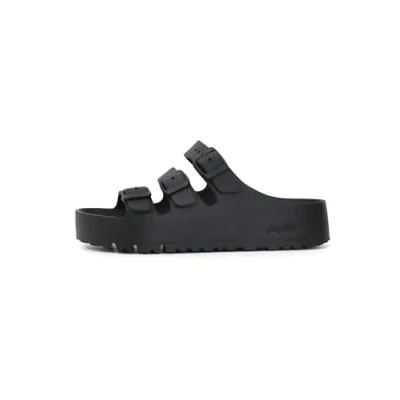Abbildung von Birkenstock Florida III FLEX Platform Hausschuh, Damen, Größe: 39, Black Schuhe