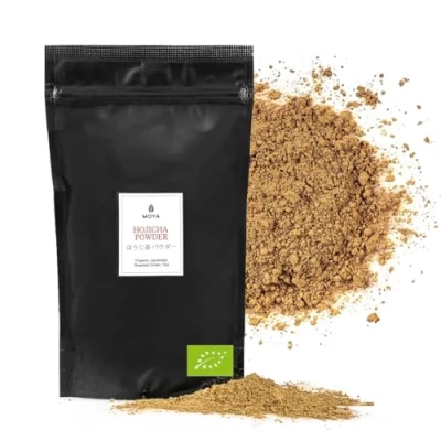 Abbildung von Moya Matcha Hojicha Pulver gerösteter grüner Tee, Houjicha Pulver, 250 g, Latte Tee aus Japan (Moya g)