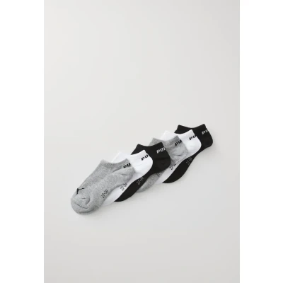 Abbildung von Puma KIDS Plain Sneaker Unisex 6 PACK Socken für Kinder, Größe: 23 26, Grey/white/black