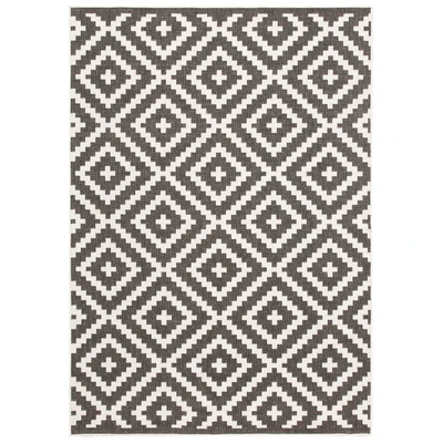 Abbildung von my home Teppich &quot;Ronda Wendeteppich&quot;, rechteckig, Sisal Optik, Flachgewebe, In und Outdoor, geometrisches Boho Design