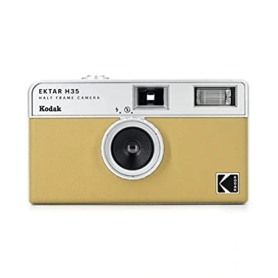 Abbildung von Kodak Half Frame Film Camera EKTAR H35 Sand Kompaktkamera