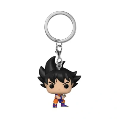 Abbildung von Funko Pop! Keychain: DBZ Goku mit Kamehameha Dragon Ball Z Neuartiger Schlüsselanhänger Vinyl Minifigur Zum Sammeln Strumpffüller Geschenkidee Offizielle Handelswaren Anime Fans