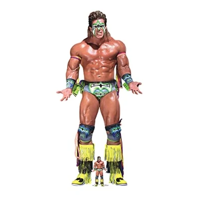 Abbildung von Star Cutouts SC4190 The Ultimate Warrior Kartonausschnitt mit Mini