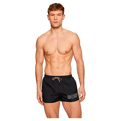 Abbildung von BOSS Mooneye Badeshorts, Herren, Größe: XL, Black