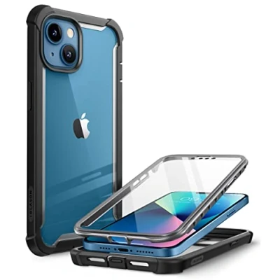 Abbildung von i Blason Ares Series Rugged Clear Bumper Case für 5,4 Zoll iPhone 13 Mini (2021 Release), Schwarz