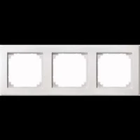 Abbildung von Schneider Electric Merten 484319 M SMART Rahmen, 3fach für Steckdosen und Schalter, polarweiß Made in Germany