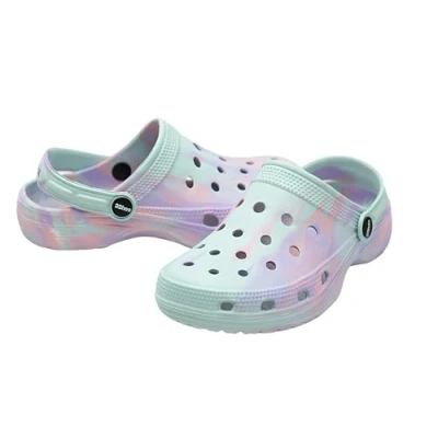 Abbildung von 2SHOE Clogs und Mules für Kinder, Mädchen, Unisex, Kinder Sandalen, rutschfest, Klassische Clogs, grün, 27/28 EU