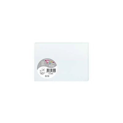 Abbildung von Clairefontaine 1339C Packung mit 25 Karten Pollen in Format C6, 110 x 155mm, 210g, Blau