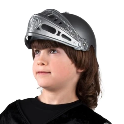 Abbildung von Boland Kostüm Ritter Visierhelm, Ritterhelm aus Kunststoff mit verstellbarem Visier