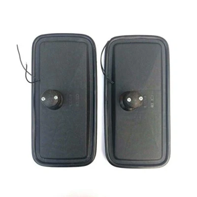 Abbildung von 2x Außenspiegel Spiegel UNIVERSAL SET LKW Bagger Traktor Baumaschinen 375 x 185 mm BEHEIZT