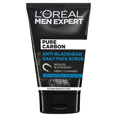 Abbildung von L&#039;Oreal Paris Men Expert Anti Mitesser Peeling, tägliches Gesichtspeeling, 100 ml