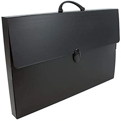 Abbildung von BALMAR 2000 PF14235TB Koffer Every Line Total Black 235/E, Format 36,5 x 56,5 5,5 cm, aus Polion, schwarz mit Zubehör