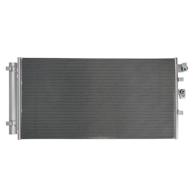 Abbildung von BOSCH 1 986 AD2 402 Klimakondensator mit Stickstofffüllung Trockner, Montageanleitung, ohne Dichtring 22,6mm 18,3mm 742mm R1234yf, R134a