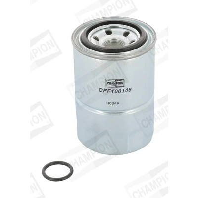 Abbildung von CHAMPION CFF100148 Kraftstofffilter Anschraubfilter MITSUBISHI: Galant 6, 4, 6 Kombi, KIA: Carnival I, PROTON: Persona 400 Schrägheck