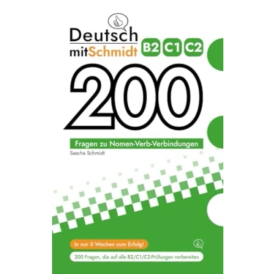 Abbildung von Deutsch mit Schmidt 200 Fragen zu Nomen Verb Verbindungen B2 C1 C2