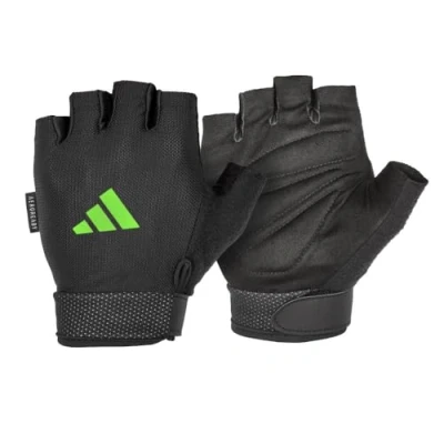 Abbildung von adidas Unisex Adult Essential verstellbare Handschuhe Grün/M, Schwarz, M