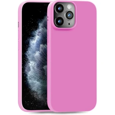 Abbildung von MyGadget Hülle kompatibel mit iPhone 11 Pro robuste Handyhülle TPU Case Slim Silikonhülle Back Cover Kratzfest Schutzhülle matt Rosa