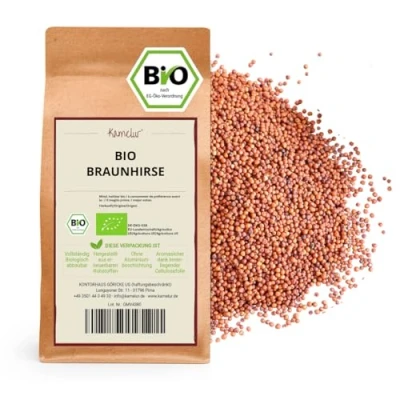Abbildung von Kamelur Bio Braunhirse (1kg) Braun Hirse aus kontrolliert biologischem Anbau in Österreich