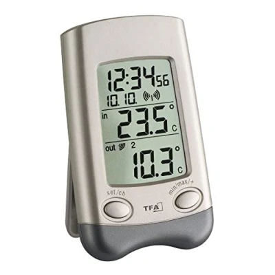 Abbildung von TFA Dostmann Wave, Grau, Silber, 10 60 C, 14 140 F, 40 AA