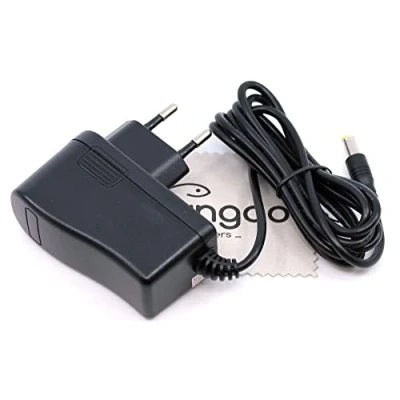 Abbildung von Ladegerät passend für Bosch BBH52550/01, BBH625M1/03, BBH625W60/06, BCH65ALL/03, BCH65RT25/05, BCH6ATH25, BCH6L2560/04,VCH6XTRM/03 Ladekabel Akku Staubsauger mit mungoo Displayputztuch