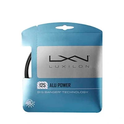 Abbildung von Luxilon Tennissaite ALU Power, Polyester, 12,2 m, Schwarz
