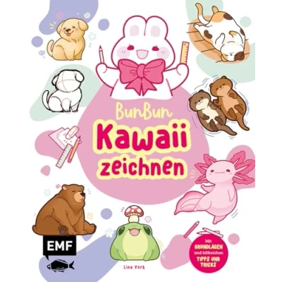 Abbildung von BunBun Kawaii zeichnen: Niedliche Tierchen mit Grundlagen und hilfreichen Tipps Tricks Alle Anleitungen Schritt für