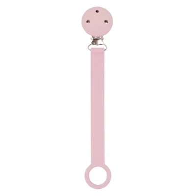 Abbildung von Nattou Pacifier Clip with Universal Holder Silicone, 21 cm, Pink